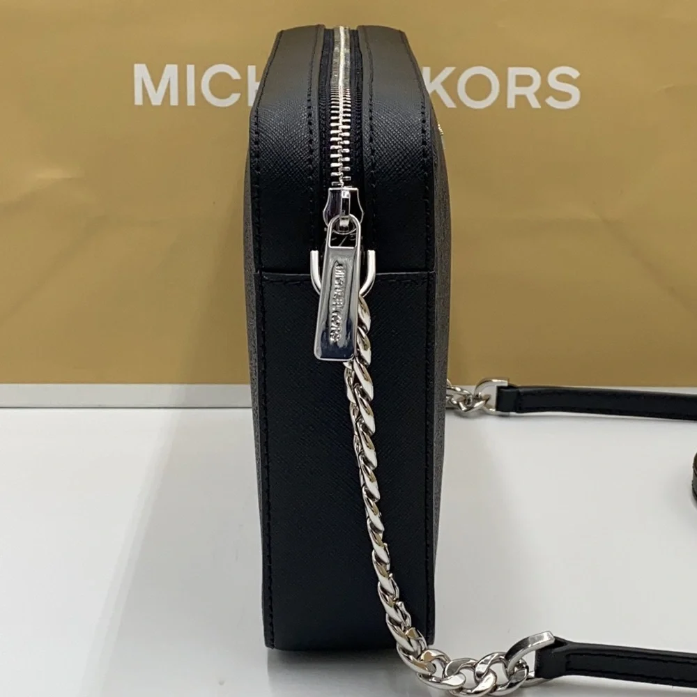 MICHAEL KORS LARGE EAST WEST CROSSBODY BLACK SIGNR